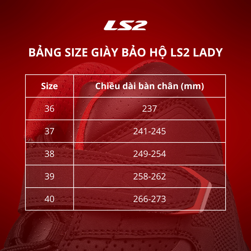 cach chon size giay ls2 lady