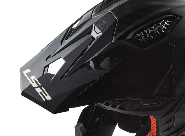 Casque Moto Cross LS2 MX703 X-Force - Carbone Brillant - Taille XXL - Norme De Sécurité